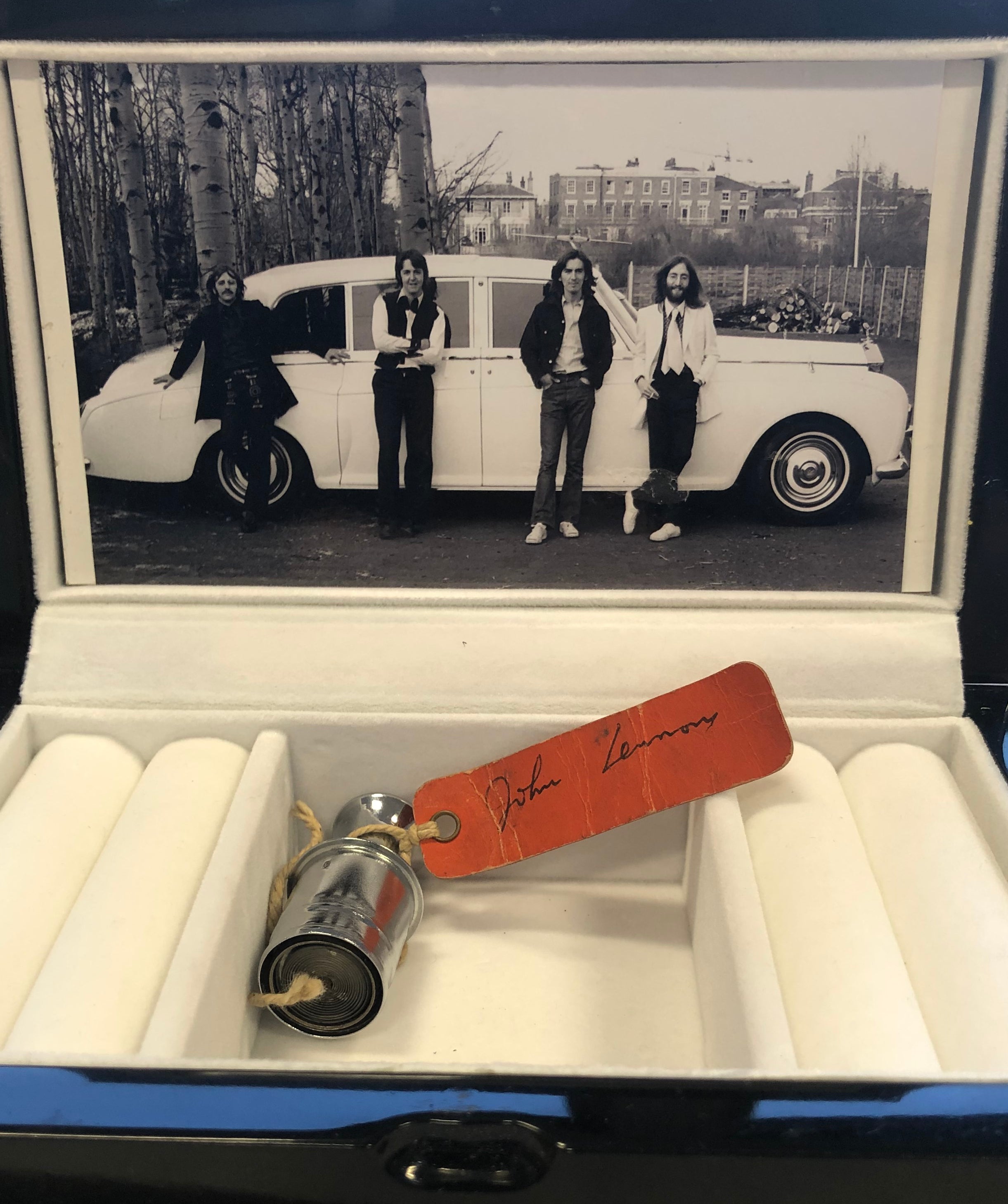 John Lennon signed Rolls Royce cigarette lighter