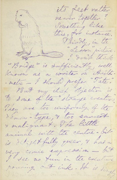 Lewis Carroll Snark letter 