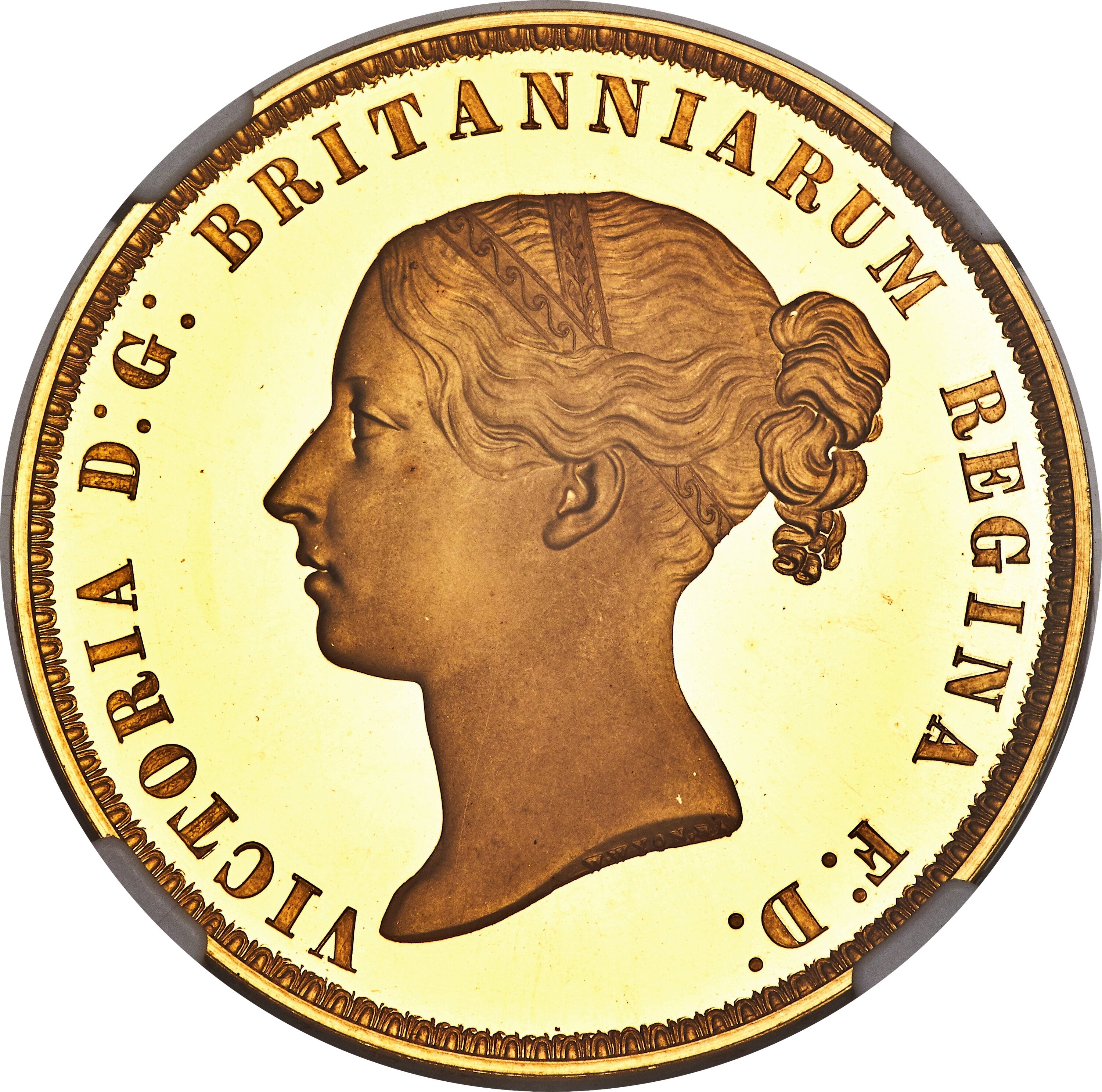 Queen Victoria 1839 5-pound proof
