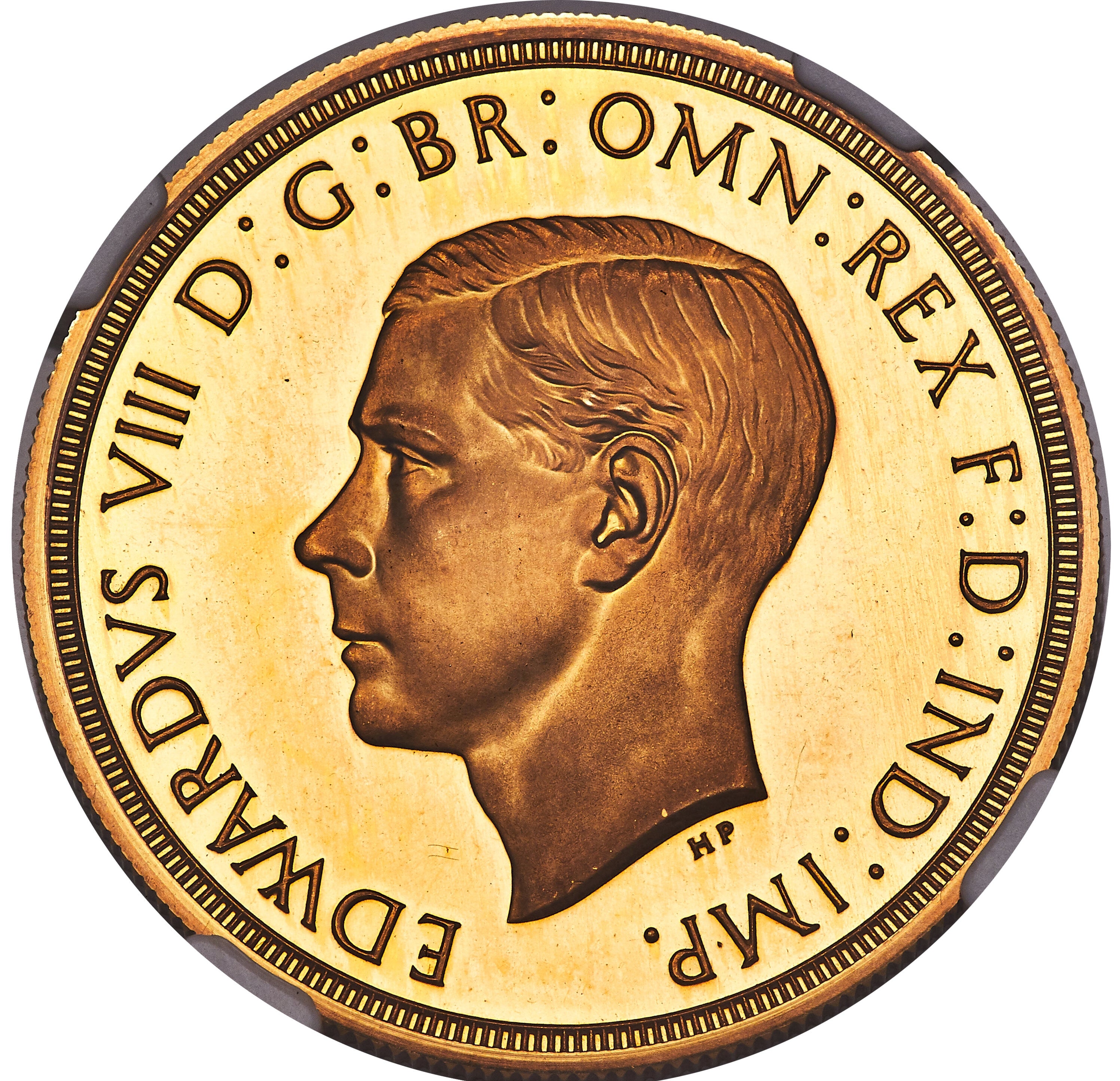 Edward VIII proof 5 pound coin