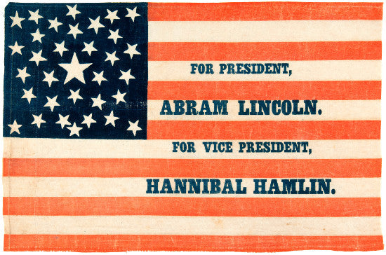 Lincoln campaign flag 