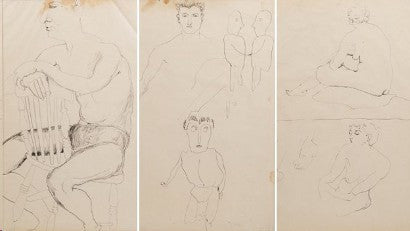 lucian freud sketches auction 