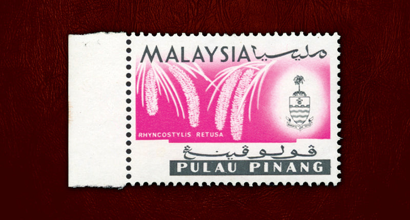 Malaysia - Penang 1965-68 15c 'Orchids' error