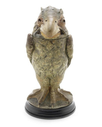 Martin Brothers stoneware bird jar auction 