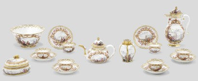 Meissen tea set auction Bonhams 
