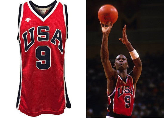 Lot Detail - 1984 Michael Jordan USA Olympic Men's Basketball Game-Used Red  Jersey (Only Known Photo-Matched Jordan Olympic Jersey & Earliest Fully  Documented Career Example • Hobby Fresh)