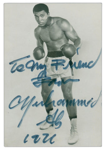 Muhammad Ali signed photograph