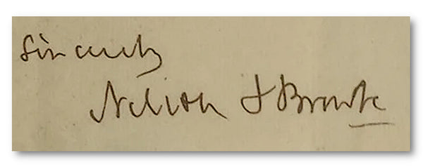 Admiral Horatio Nelson sigmature on a handwritten note
