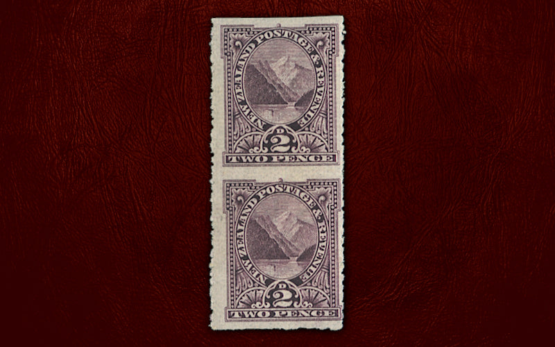  New Zealand 1902-07 2d purple "Pembroke Peak" error