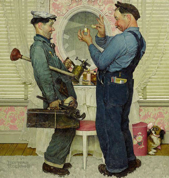 Norman Rockwell Plumbers 