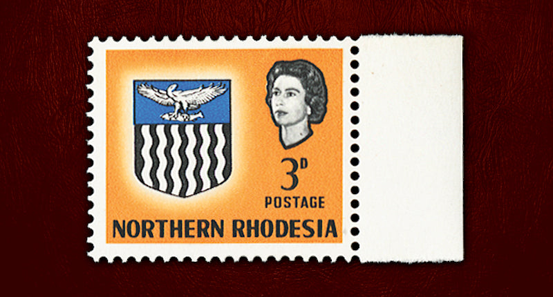 Northern Rhodesia 1963 3d yellow error