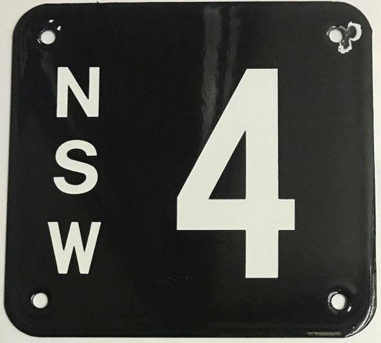 NSW 4 plate 