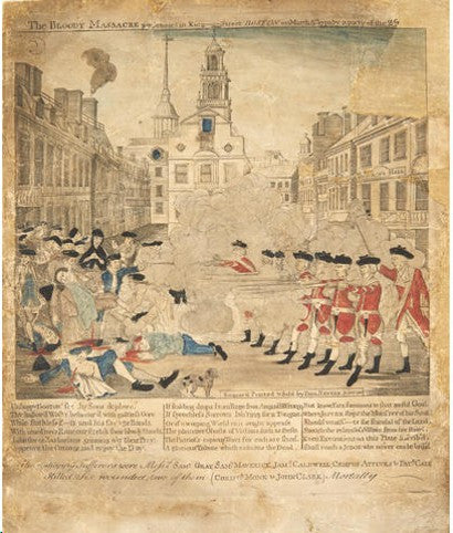 Paul Revere broadside Bonhams 