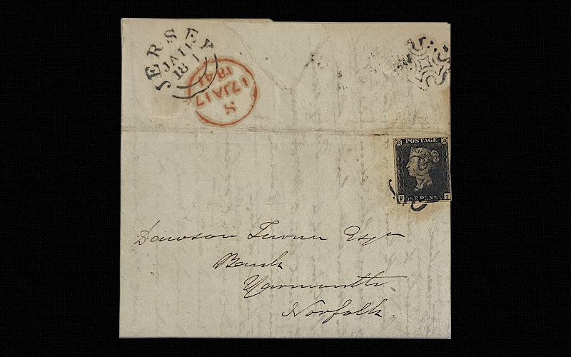 Great Britain 1840 1d black cover, SG2