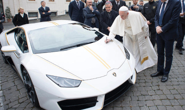 Pope Lamborghini Sothebys