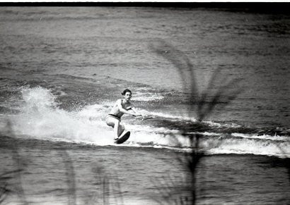 Prince Charles water-skiing 