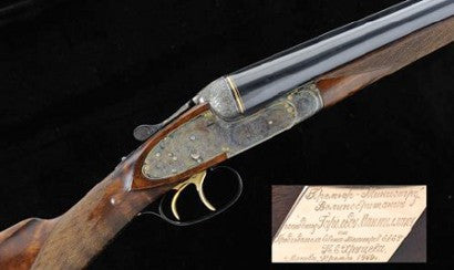 Harold Macmillan’s Purdey gun to auction 