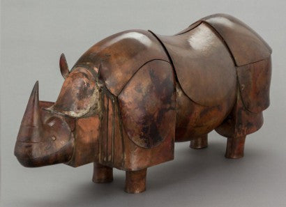 Rhino bronze Lalanne 