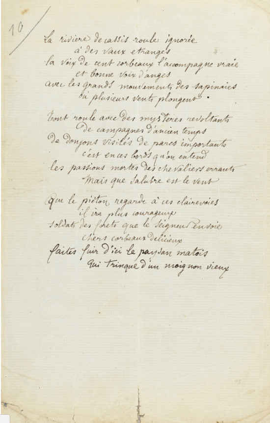 Arthur Rimbaud poem 