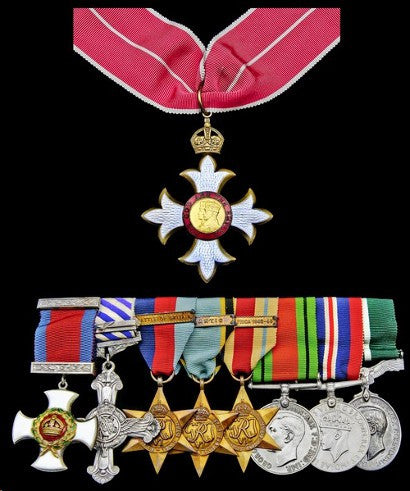 Ron Berry war medals 