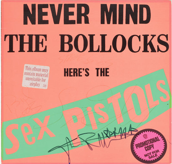 Sex Pistols signed 