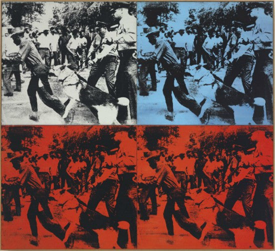 Warhol Race Riot 