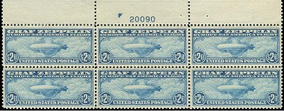 zeppelin blue stamps 