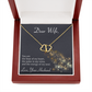 BEAT OF MY HEART - Luxury 10K Solid Gold Necklace with 18 Cut Diamonds