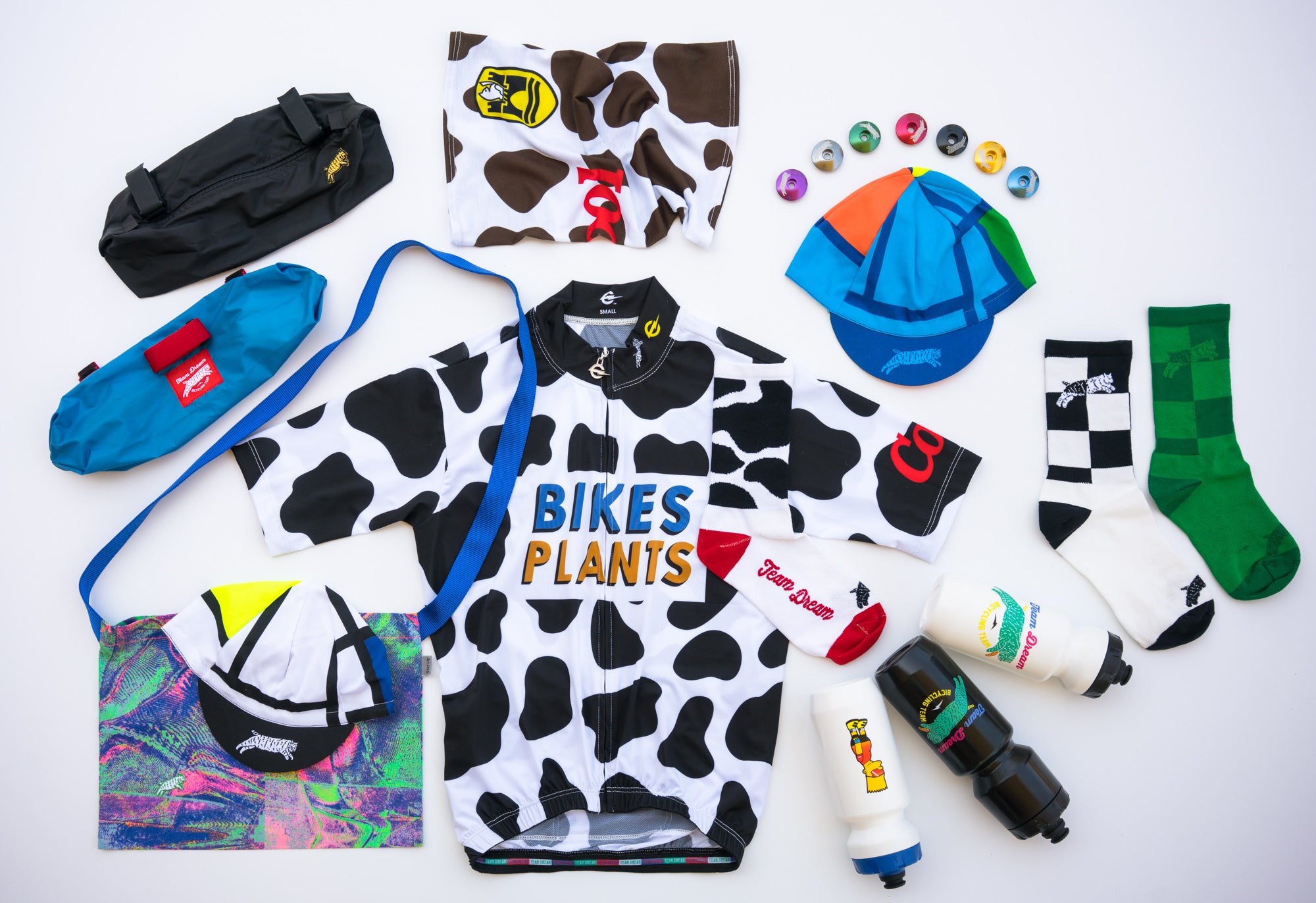 Bikes + Plants Cow Print Jerseys