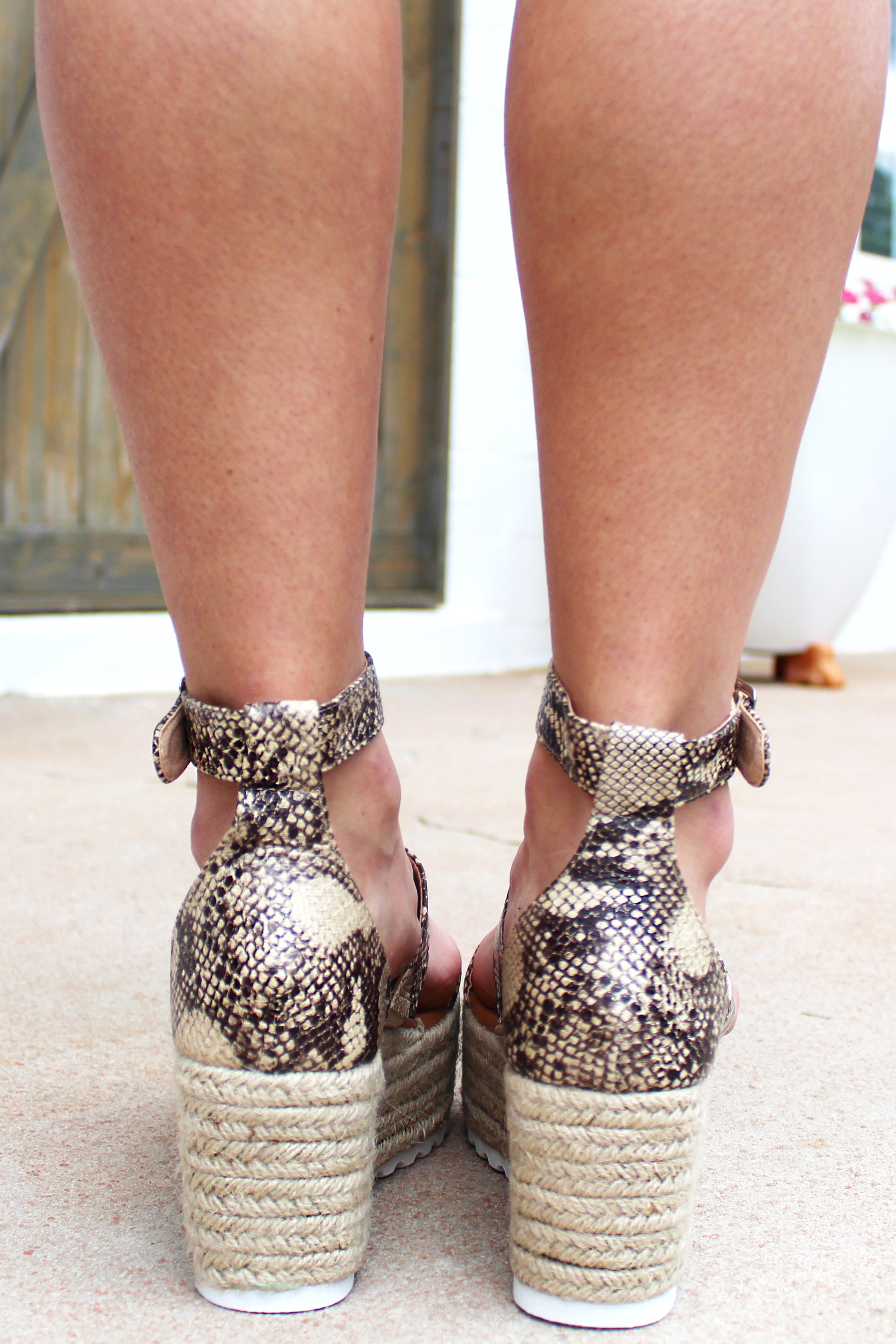 snakeskin espadrilles