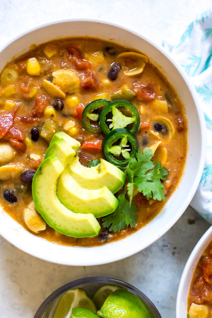 Instant Pot Taco Soup – Chickapea Pasta | Earth To Kids