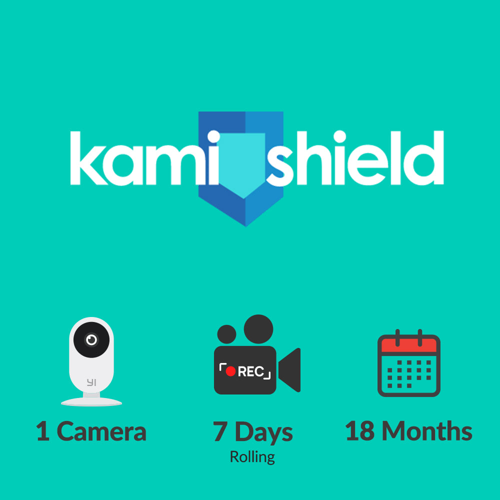 Kami Cloud - 1 camera - 7 days - 18 months - YI Store product image