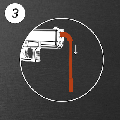 Boresnake Cleaning Instructions Step 3 | ComfortTac