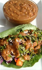 Lettuce Wraps & Peanut Sauce