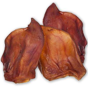 USA Smoked Pig Ears 6-Pack - Natural Hound