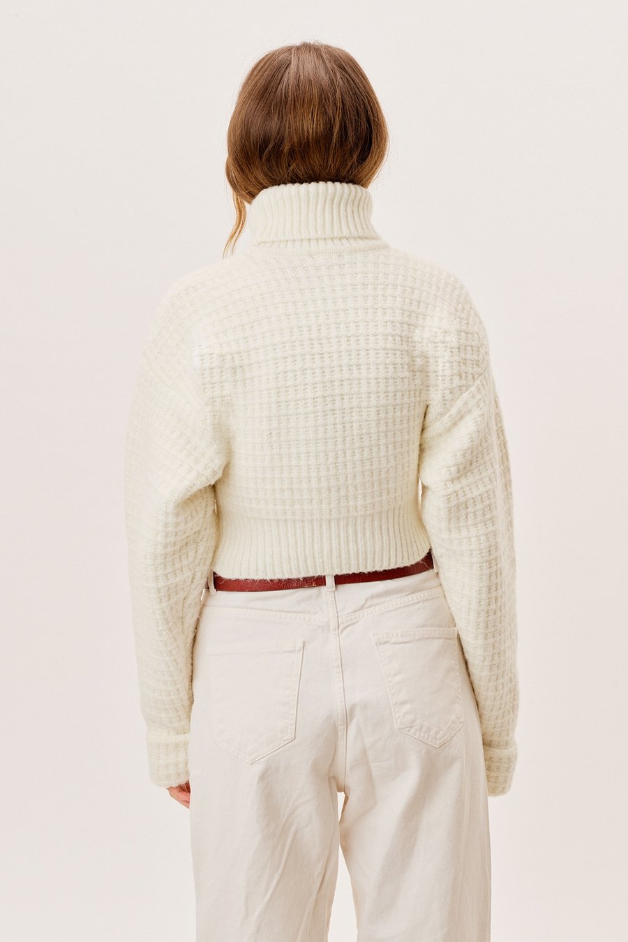 Madeline Turtleneck Crop Sweater