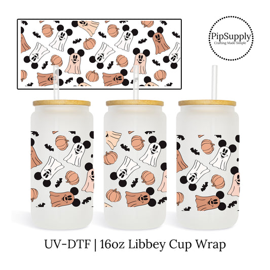 Bluey Halloween Friends - UV DTF 16 oz Cup Wrap – Curly Vine Design Co