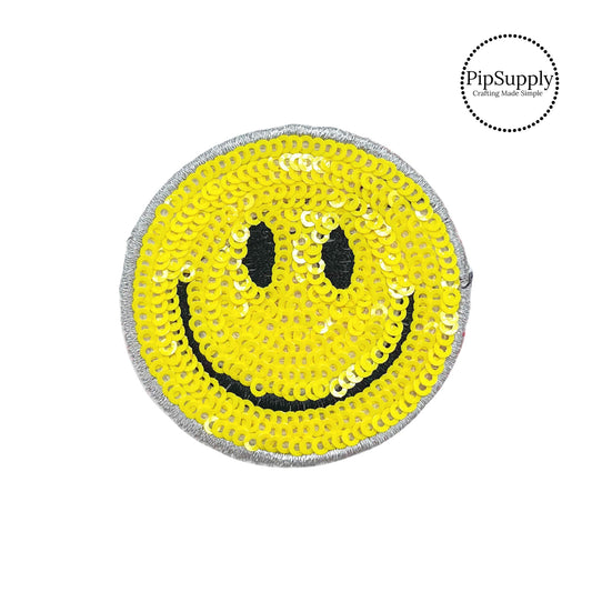 Happy Face Patches Iron On 10 Pack 1 Embroidered Reward Smiley Face Patch