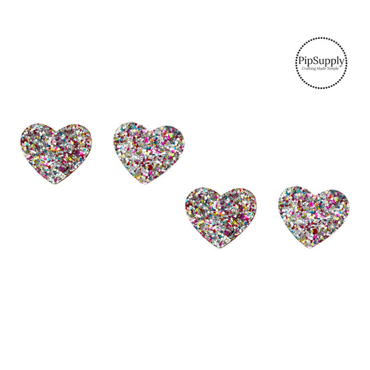 Chunky Glitter Heart Stickers by Recollections™