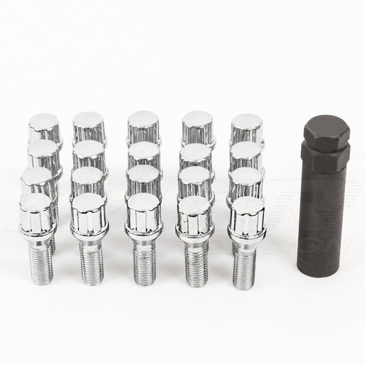 chrome wheel bolts