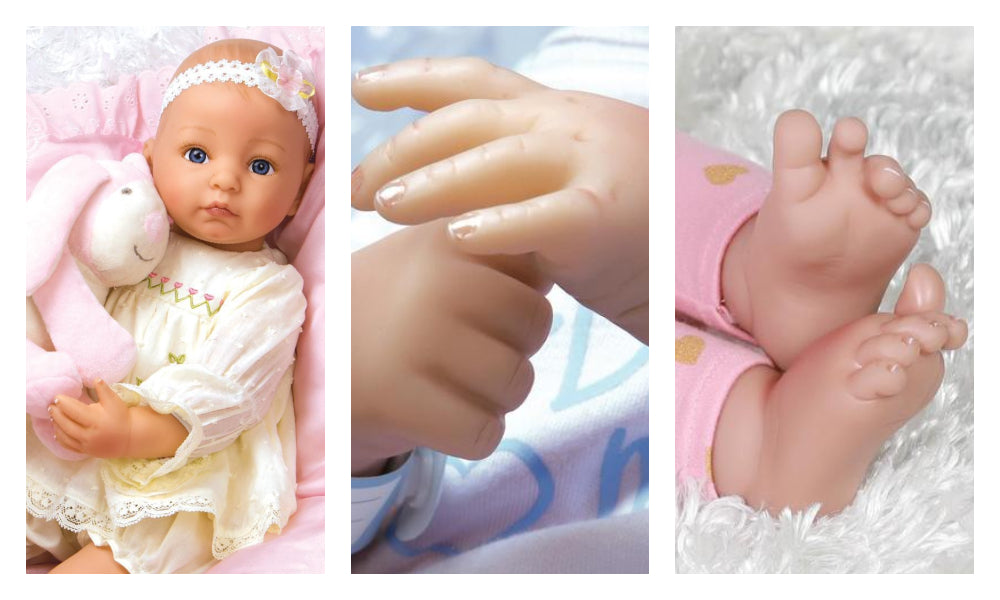 real life vinyl baby dolls