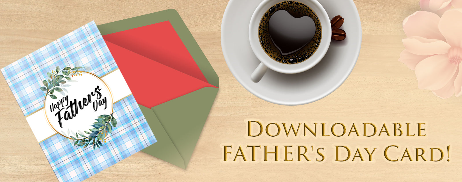 Downloadable Father's Day Card Banner