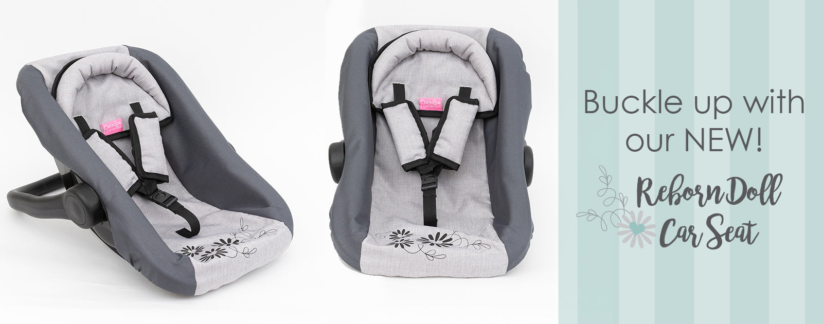 Baby Doll Accessory - Paradise Galleries Car Seat fits up to 22 dolls