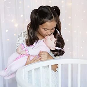 Cuddling up with your reborn dolls can make you feel calm and help soothe you to getting the full night's sleep that you need.  