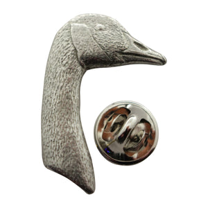 Canada Goose Head Pin ~ Antiqued Pewter ~ Lapel Pin ~ Antiqued Pewter Lapel Pin ~ Sarah's Treats & Treasures