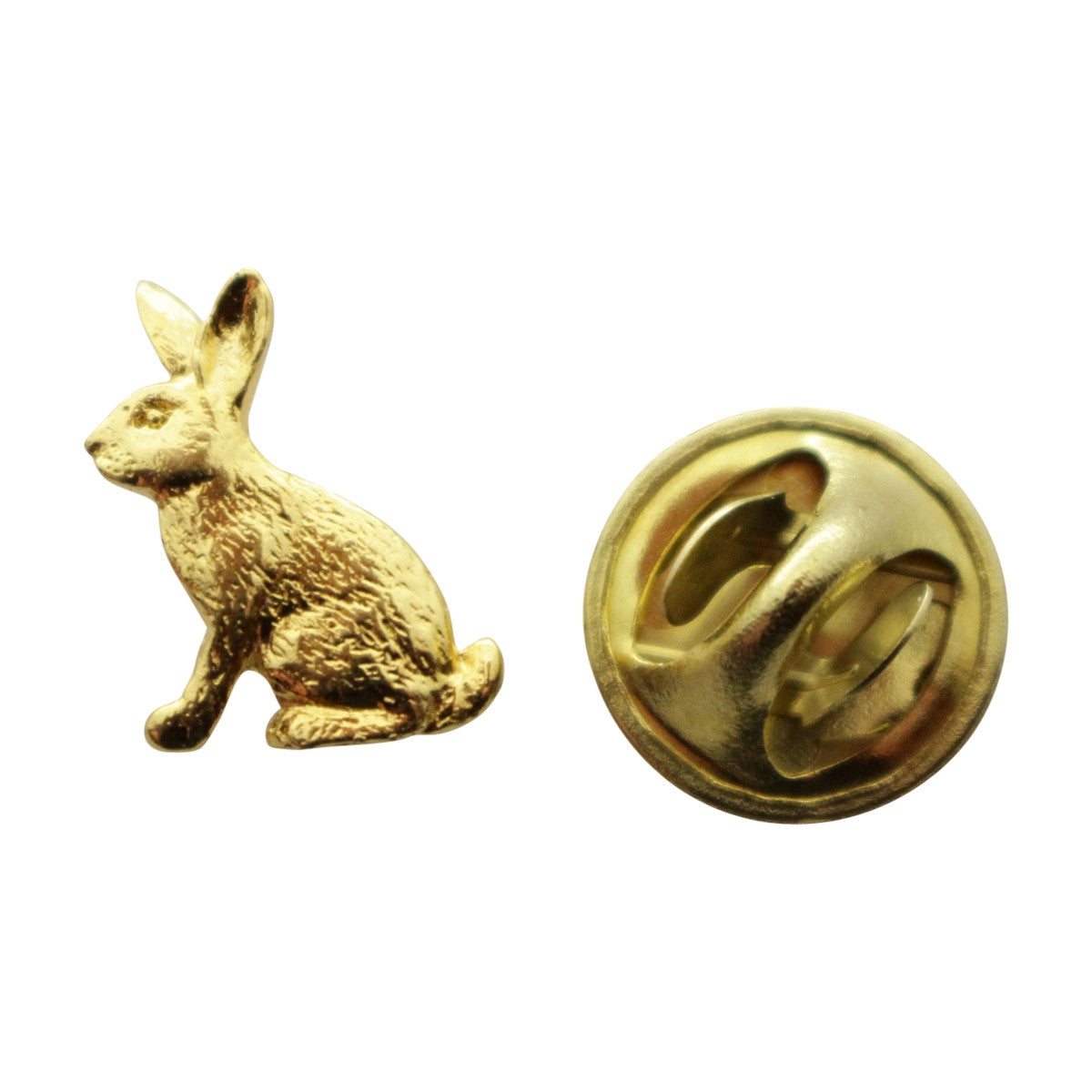  Rabbit Mini Pin ~ 24K Gold ~ Miniature Lapel Pin