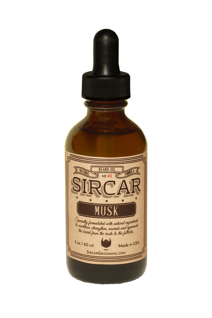 Sircar Beard Oil - MUSK Scent. - Sircar Grooming Co.