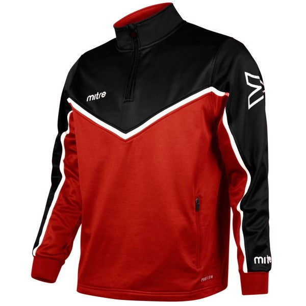 Mitre Primero 1/4 Zip Track Jacket - SCA/BLK – Mitre Sports Australia
