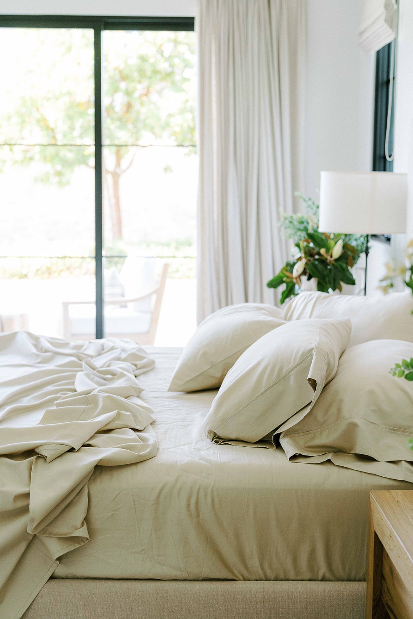 A light-filled bedroom