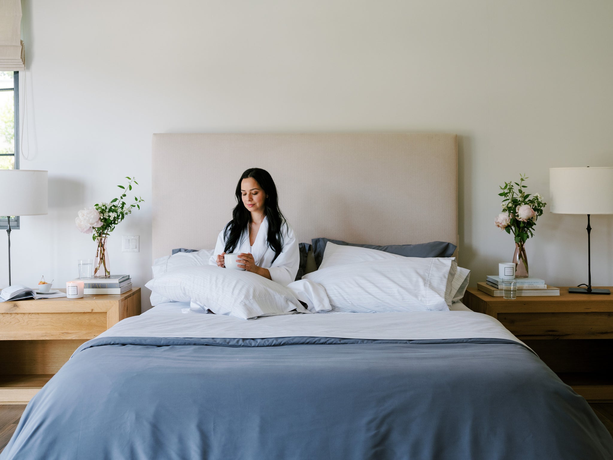 Headboard as a signature accent in a bedroom